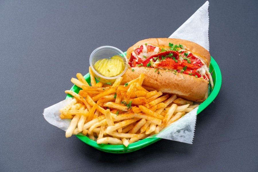 Lobster roll on brioche